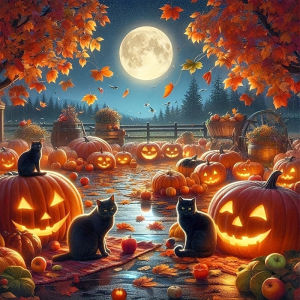 Kayou | Adult Jigsaw Puzzle 500/1000 Pieces Puzzle Halloween Theme Paper Puzzle Decorative Painting Exercise Brain Thinking Home Decor
