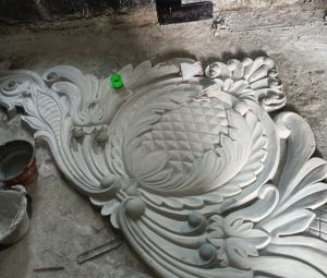 Ornamen Modern untuk Dekorasi Rumah Profil kembang sopi Motif variasi Bahan Semen Beton Pesan Custom