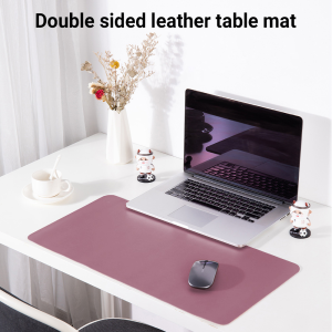 80x40cm Large PU Leather Desk Mat – Waterproof Double-Sided Mouse Pad for Office Gaming Laptop & Keyboard⚡PH deliveryIn stock⚡