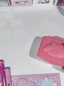Sanrio Hello Kitty Giai Điệu Hộp Bảo Quản Hoạt Hình Kt Cat Flip Cover Cho Tăm Bông Kẹp Tóc Băng Hỗ Trợ Văn Phòng Phẩm Người Tổ Chức Quà Tặng