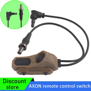 AXON Remote Control Switch SF/2.5/Crane Plug Remote In-Line Dual Function Pressure Switch Flashlight PEQ NGAL Laser Pushbutton