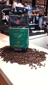 MARCAFE Crema Bar Super Espresso Beans 1KG – 60/40 Blend Rich Crema Strong Flavor | Cafe-Grade Roast
