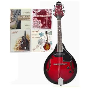 IRIN | Mandolin String Set Bronze Wound Stainless Steel Core Strings Anti-rust Mandolin String Replacement Kit for Mandolin Performance
