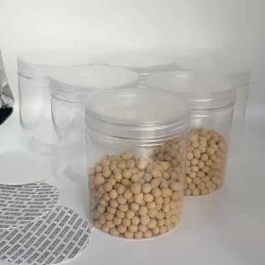 12pcs 16.9oz Fillable Jars Plastic With Gasket Strong Seal Plastic Mason Jar Threaded For Kitchen Dispensing Storage Nuts Honey
