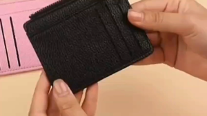 Dompet Kartu Wanita Koin Premium Kulit Card Hitam Simple Casilda Elegan Branded Mini uang WA1213B5