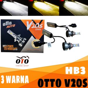 LAMPU LED MOBIL HB3 3 WARNA OTTO V20S HB3 9005 70 WATT