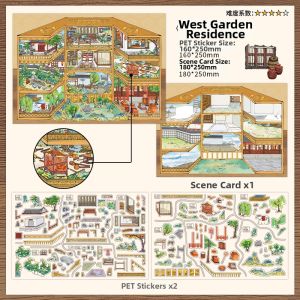 Ancient Scenery Decorative Stickers