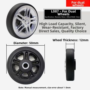 Universal Luggage Wheel Replacement for Suitcase Travel Bag Repair All-Match Wheel Ring Accessories Spring Online Sales