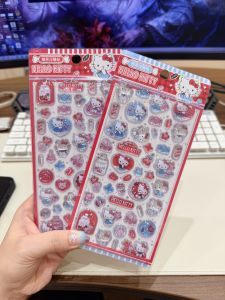 Sanrio | Kawaii Hellokitty 3D Drop Stickers Cute Phone Case Laptop Water Bottle Decorations Stickers School Stationery Supplies Girl Gift