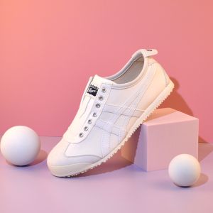 2024 new Tigers Shoes Mens and Womens Classic Fashion Sports Shoes Comfortable and Breathable Casual Shoes Soft Canvas White Shoes