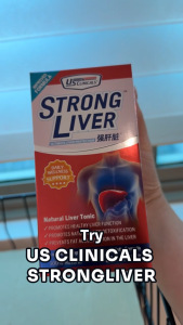 US Clinicals StrongLiver 80s | Liver Vitamin Support | Fatty Liver Protection | Liver Cleanse