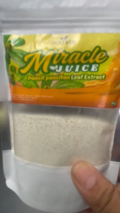 Natural and pure Meloherb Miracle Juice Pancit Pancitan Leaf Extract Helps Reduce Uric acid elevating symptoms of gou