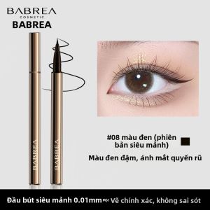 BABREA | Dây kẻ mắt chống nước không lem mờ Dung dịch son môi tự nhiên