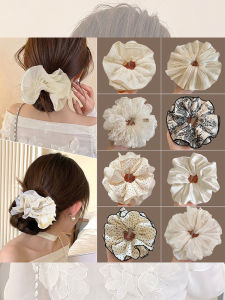 NING ZHOU | Luxe Satin Polka Dot Oversized Bow Headband