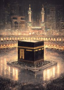 Kayou | 500/1000/1200/2000PCS Puzzles for Mecca Holy City Night Jigsaw Puzzles Brain Challenge Game Gift Home Decor