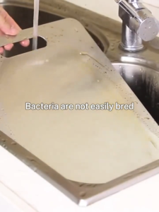 【VIDKHSY Store】Double-Sided Stainless Steel Cutting Board for Kitchen 304 Food-Grade Thickened Antibacterial Anti-Mildew for Meat Fruit Dough Kneading