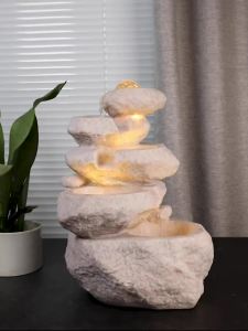 Home Decoration Items Water Fountain Water Fountain Indoor Feng Shui Decorative Accessories Water Fountain Indoor Water Flow Circulation Small Fountain Landscape Office Desk