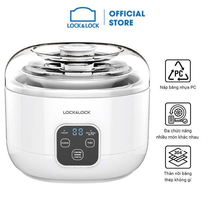 Cách làm sữa chua bằng máy Yogurt Maker Lock&Lock - Đơn giản và nhanh chóng