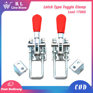 GH-40323 Toggle Clamp Latch Type Quick Release Clamp for Woodworking Adjustable Cabinet Boxes Lever Handle Lock Hasp