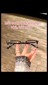 Kính Chống Ánh Sáng Xanh 0 Độ - Bảo Vệ Mắt Đổi Màu Thời Trang Càng Nhựa Dẻo Siêu Nhẹ