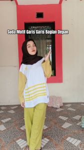 Setelan Baju Dan Celana Cargo Dream Set Kaos Katun Combed 24s M L XL XXL 3XL Oneset Wanita Kekinian