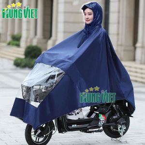 Áo mưa cánh dơi 1 đầu cỡ Đại có xỏ tai gương vải ong siêu nhẹ chống thấm nước rất tốt chính hiệu Hưng Việt