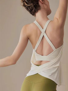 Womens Thin Sports Vest Summer High Intensity Shockproof Running Fitness Training Yoga Top Quick Dry Breathable Nylon Spandex