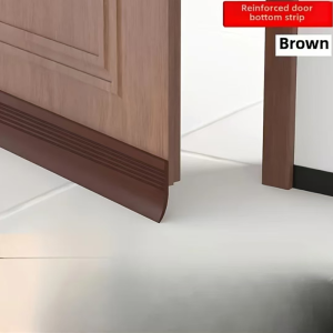 1/2/3/4PC 1m/39.37inch Self-Adhesive Door Bottom SealTotal Protection from Draft Dust Water Insects & Noise. Energy Saving
