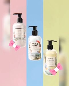 CARESO HAND BODY LOTION JASMINE BLOSSOM - FRENCH VANILLA - VELVET ROSE 280ML