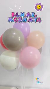 Balon Macaron Kombinasi 2 Warna / Balon Latex Warna Warni pastel macaron / Balon Kombinasi Warna Warni macaron pastel