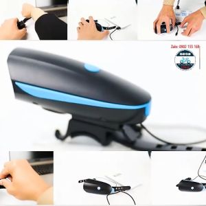 ĐÈN kết hợp CÒI xe đạp siêu sáng có sạc USB chống nước - HÀNG CAO CẤP