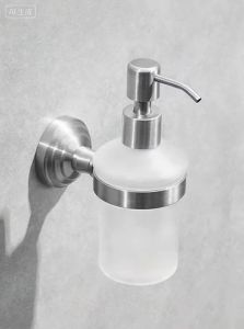Bình Đựng Xà Phòng Lỏng Gắn Tường Bằng Thép Không Gỉ 304 Bề Mặt Đánh Bóng Giá Đựng Dầu Gội Xà Phòng ML9313 Của ELLEN HOMEDECOR