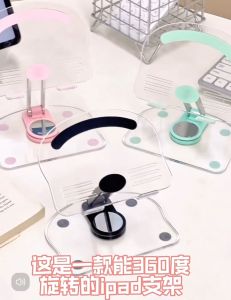 Stand Tablet Phone Holder Standing Mobile Phone Stand Tablet iPad Folding Dsektop Stand Anti Slip Portable