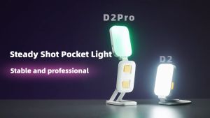 Portable Foldable Selfie LED livestream Light Monopod bracket D2PRO