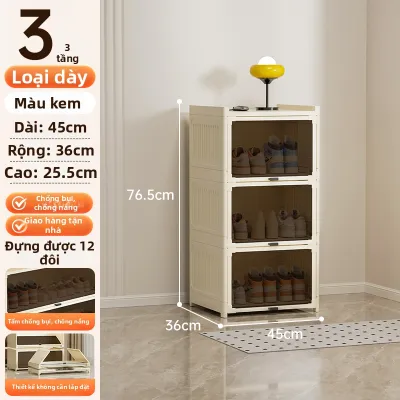 ChiJiaJie|Tủ Đựng Giày Chống Bụi Đa Năng Nhiều Tầng
