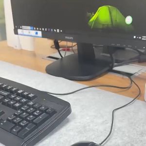 Wool Felt with Anti-Slip Rubber Base by Custom Mousepad Large Gaming Mousepad Extended Felt Deskpad