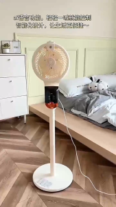 SG【ReadyStock】AI Floor Standing Fan Finger Protection Grill Noise Free AI Floor Standing Fan 30.