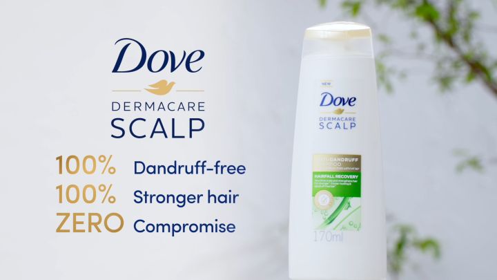 Dove Dermacare Scalp Anti-dandruff Hairfall Recovery Shampoo 320ML Stronger Hair for Dandruff Hairfall