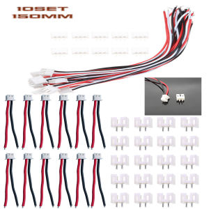 10 Sets of Micro Connectors with 2-Pin and 3-Pin Male Plug Cables with Female Connector