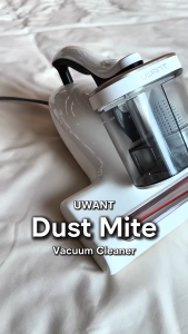 UWANT M500 Anti-Dust Mite Vaccum Cleaner 450W 13kPa Suction Power Metal Beater High Speed Tapping LED Dust Sensor Screen UVC Light 65°C 3D Hot Wind Ultrasound Kill Mites Dual Dust Cup Design Anti Hair Curving