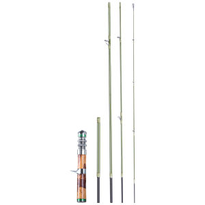 Fishingfans 1.50-1.68m UL Wood Handle 1-8g Fishing Carbon UL ultralight Travel Portable Rod