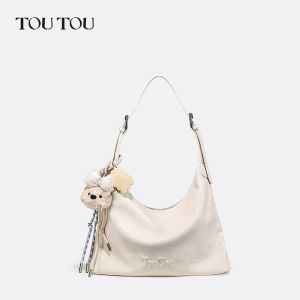 New Year Gift TOUTOU Large Capacity Underarm Single Shoulder Commuter Bag Womens Crossbody Bag Fashionable European Style
