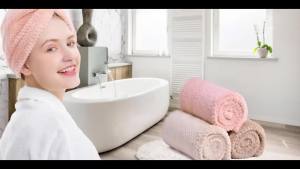 Ultra-Absorbent Microfiber Hair Towel Safe for Curly Spiral & Wavy Hair Textures Soft Non-Frizzy Quick-Drying Portable