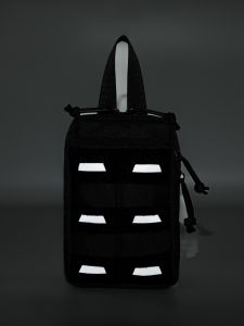 1000D Outdoor Tactics Waist Bag Molle Laser Accessories Multifunctional Hanging Bag Crossbody Bag Reflective Vertical EDC Bag