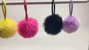 KILAN Ikat Rambut Pompom Bulu - CC037