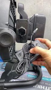 Quạt chạy pin K-Max có thể dùng điện trực tiếp chân pin phổ thông 4cm 4 cấp độ gió quạt lớn đường kính 29cm