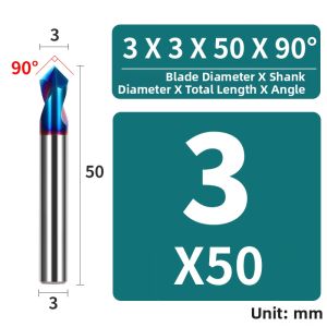 Positioning and Chamfer Center Drill Bit 65 Degrees 90 Degrees