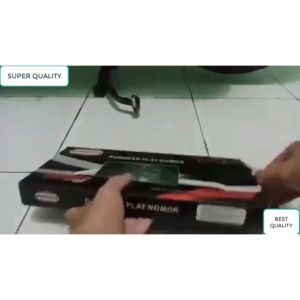 Cover Tutup Sarung Plat Nomor Carbon Cover Tempat Plat Nomor Universal Semua Motor Carbon