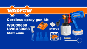 กาพ่นสีไร้สาย WADFOW 20V WSU3066