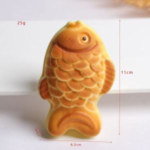 1PCS High-Quality New Squeeze Slow Rebound Simulation Food Taiyaki Bread Model Food Toy Stress Relief Squeeze Gift